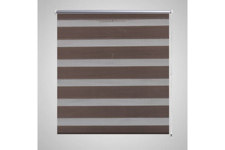 Zebra rullakaihdin 120 x 230 cm kahvinruskea - Ruskea - Verhot
 - Rullaverho