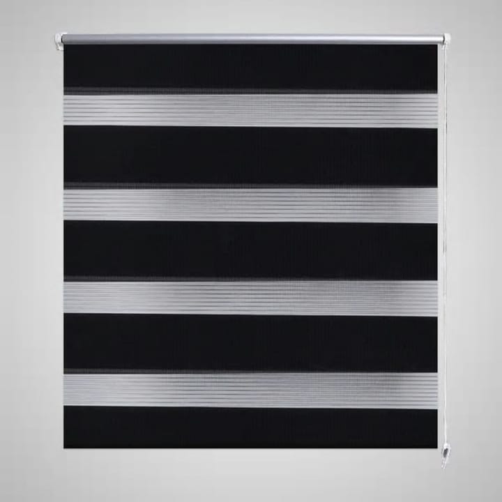 Zebra rullakaihdin 50 x 100 cm musta - Musta - Rullaverho - Verhot