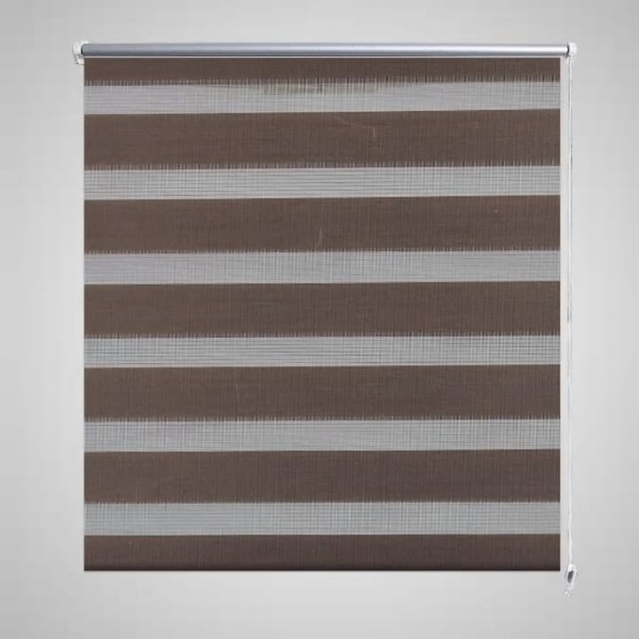 Zebra rullakaihdin 80 x 150 cm kahvinruskea - Ruskea - Verhot
 - Rullaverho