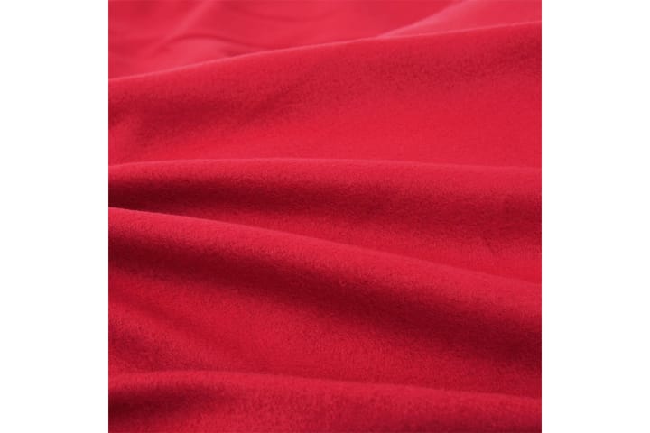 Lakanat 2 kpl polyesterifleece 100x200 cm viininpunainen - Punainen - Lakana