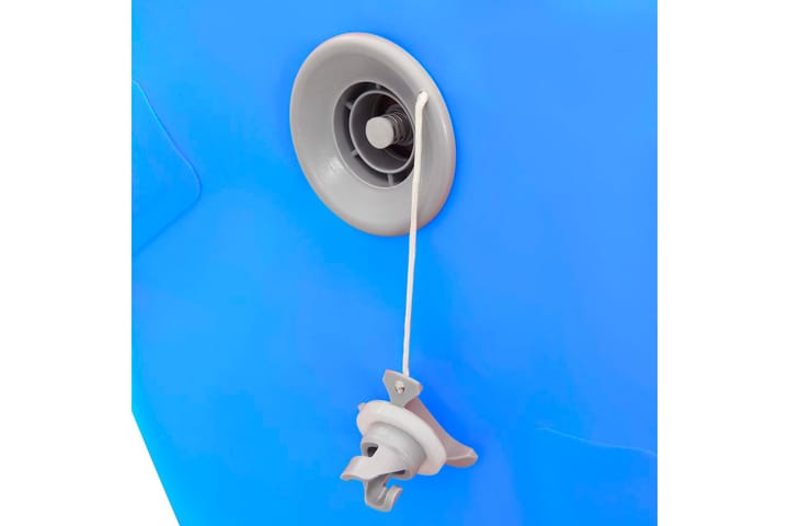 Täytettävä voimistelurulla pumpulla 120x90 cm PVC sininen - Sininen - Hierontapallo