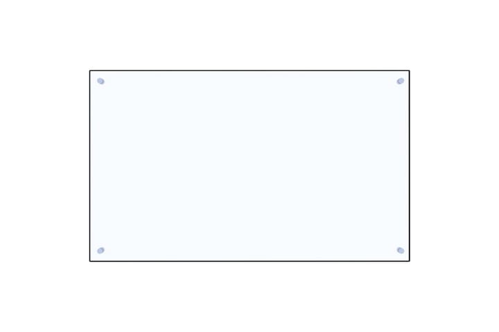 Keittiön roiskesuoja läpinäkyvä 100x60 cm karkaistu lasi - Läpinäkyvä - Liesituuletin - Liesituuletintarvikkeet