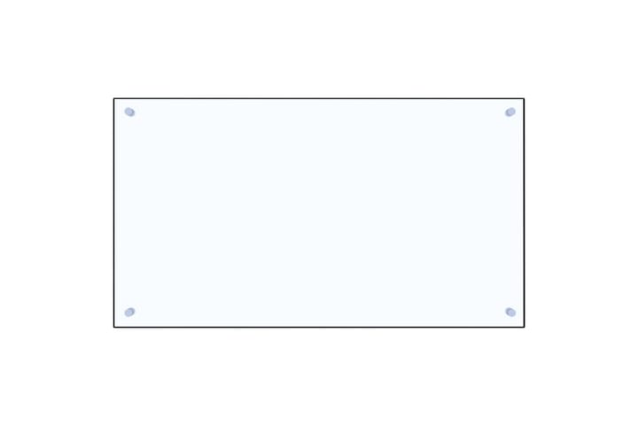 Keittiön roiskesuoja läpinäkyvä 90x50 cm karkaistu lasi - Läpinäkyvä - Liesituuletin - Liesituuletintarvikkeet