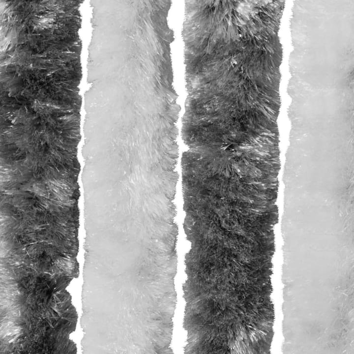 Hyönteisverho harmaa ja valkoinen 100x220 cm Chenille - Retkeilytarvikkeet - Hyttyssuoja - Hyttysverkko