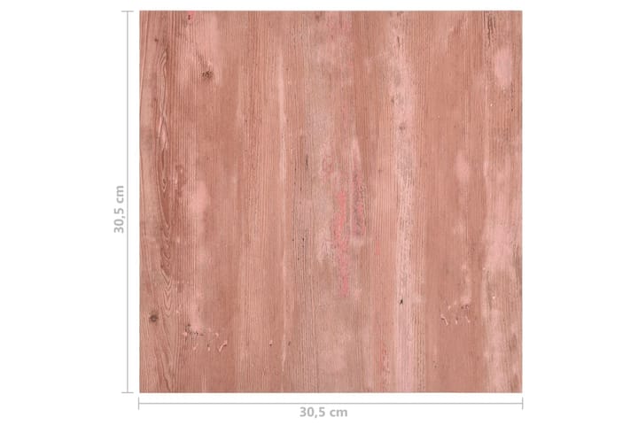 Itsekiinnittyvät lattialankut 20 kpl PVC 1,86 m² punainen - Ritilä parvekkeelle - Lattia - Terassilaatat