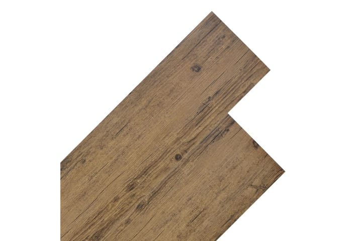 PVC-lattialankut 4,46m² 3mm pähkinäpuun ruskea - Ritilä parvekkeelle - Lattia - Terassilaatat