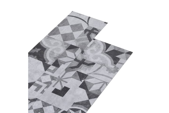 PVC-lattialankut 5,02m² 2mm itseliimautuva harmaa kuvio - Ritilä parvekkeelle - Lattia - Terassilaatat