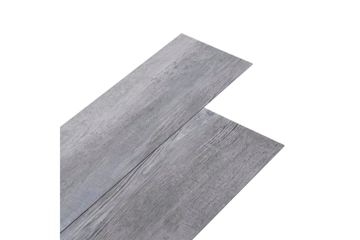 PVC-lattialankut 5,02m² 2mm itseliimautuva matta puu harmaa - Terassilaatat - Ritilä parvekkeelle - Lattia