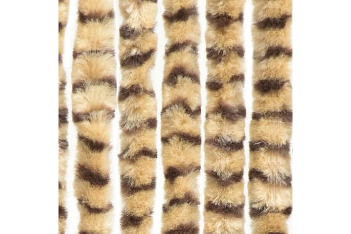Hyönteisverho beige ja ruskea 56x185 cm Chenille - Beige - Hyttyssuoja - Hyttysverkko
 - Retkeilytarvikkeet