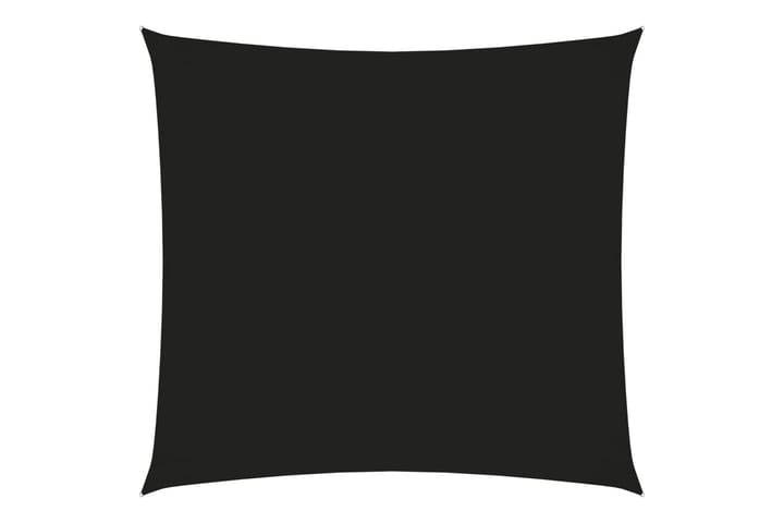 Aurinkopurje Oxford-kangas neliönmuotoinen 4x4 m musta - Aurinkopurje
