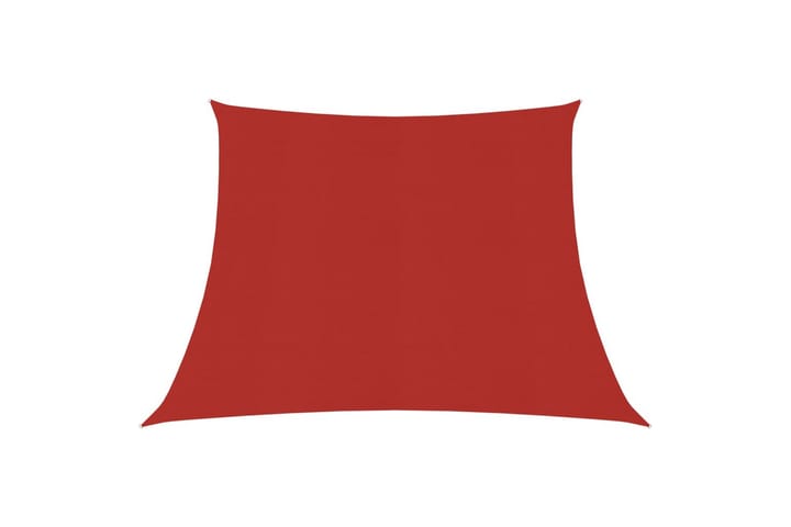Aurinkopurje 160 g/m² punainen 3/4x2 m HDPE - Punainen - Aurinkopurje