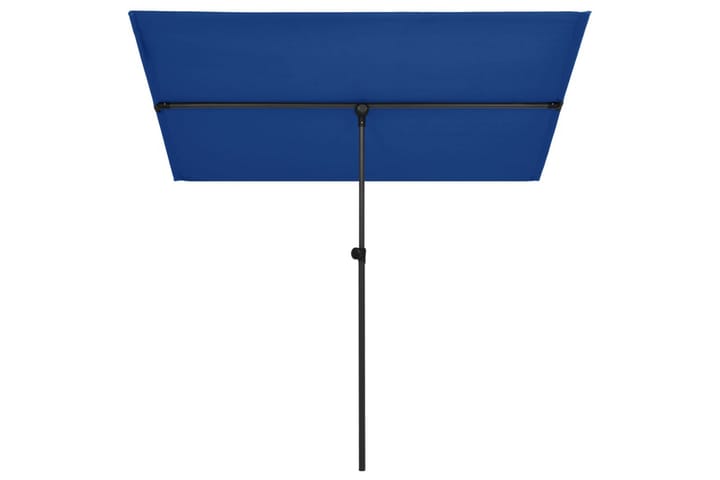 Aurinkovarjo alumiinitanko 180x130 cm taivaansininen - Sininen - Aurinkovarjo