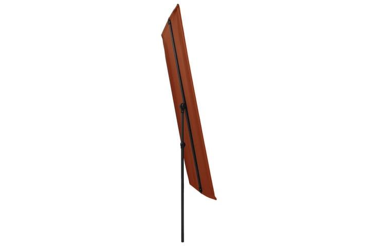 Aurinkovarjo alumiinitanko 180x130 cm terrakotta - Punainen - Aurinkovarjo