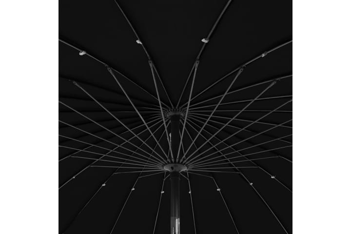 Aurinkovarjo alumiinitanko 270 cm musta - Musta - Aurinkovarjo