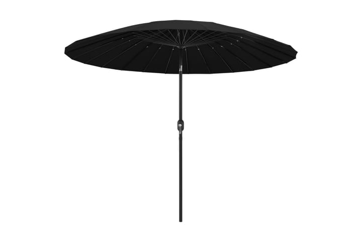 Aurinkovarjo alumiinitanko 270 cm musta - Musta - Aurinkovarjo