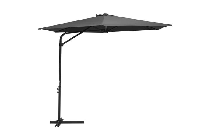 Aurinkovarjo terästanko 300x250 cm antrasiitti - Antrasiitti - Aurinkovarjo