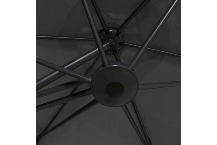 Aurinkovarjo terästanko 300x250 cm antrasiitti - Antrasiitti - Aurinkovarjo