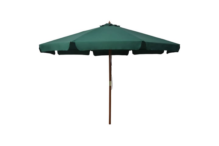 Aurinkovarjo puurunko 330 cm vihreä - Vihreä - Aurinkovarjo