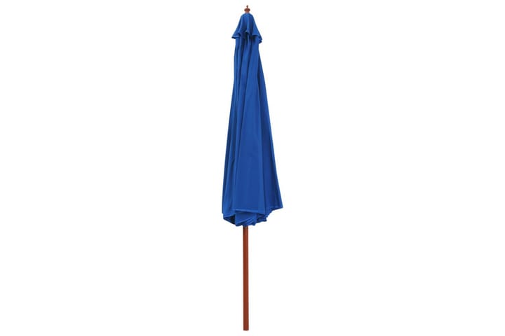 Aurinkovarjo puurunko 350 cm sininen - Sininen - Aurinkovarjo