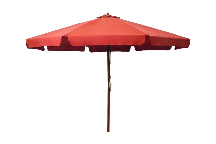 Aurinkovarjo puurunko 330 cm terrakotta - Ruskea - Aurinkovarjo