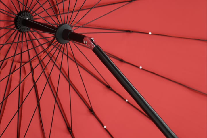 Aurinkovarjo Palmetto 270 cm Punainen - Venture Home - Aurinkovarjo