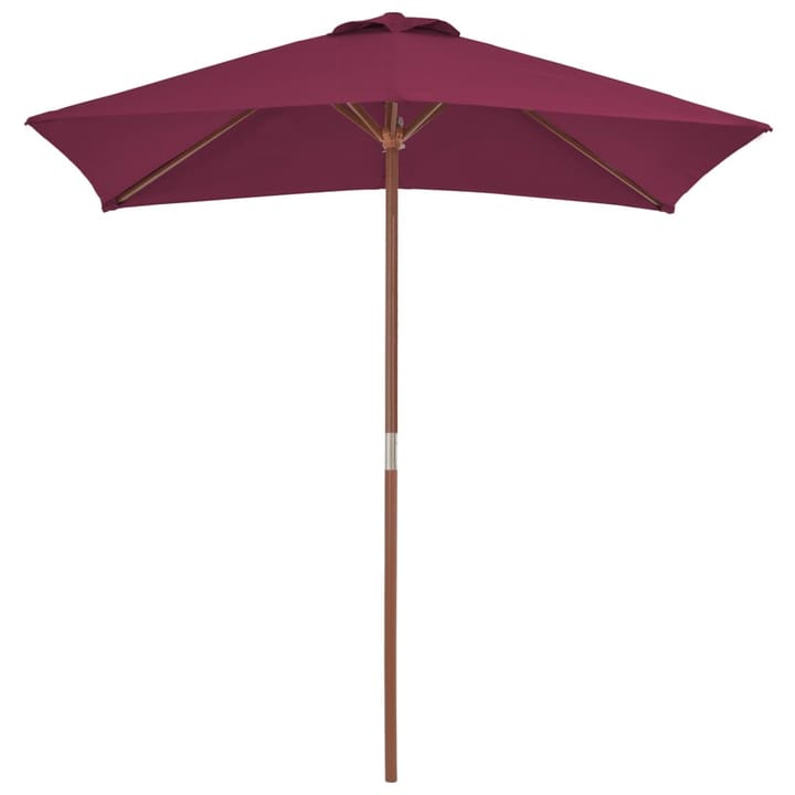 Aurinkovarjo puurunko 150x200 cm viininpunainen - Punainen - Aurinkovarjo