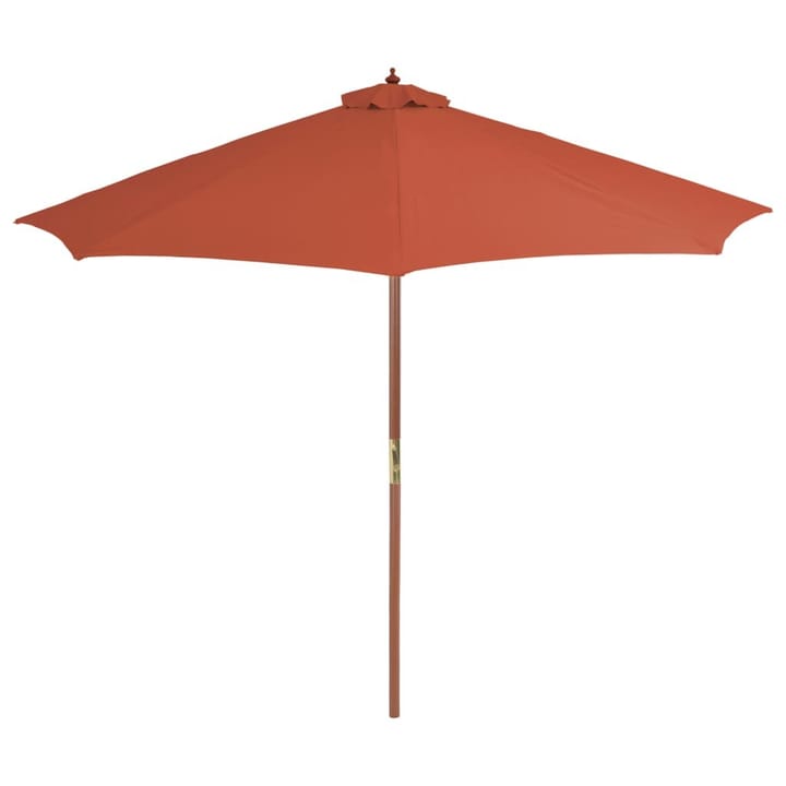 Aurinkovarjo puurunko 300 cm terrakotta - Oranssi - Aurinkovarjo