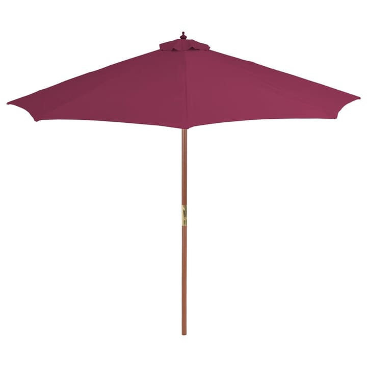 Aurinkovarjo puurunko 300 cm viininpunainen - Punainen - Aurinkovarjo