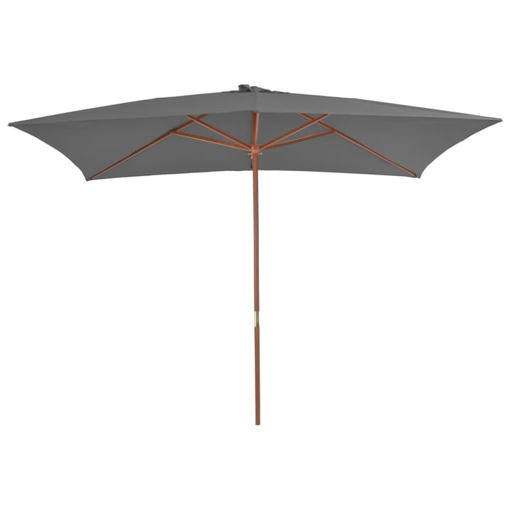 Aurinkovarjo puurunko 200x300 cm antrasiitti - Antrasiitti - Aurinkovarjo