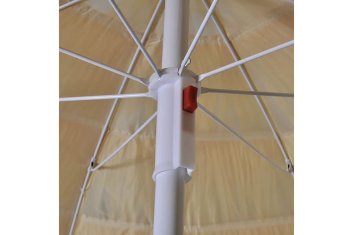 Kallistettava Aurinkovarjo Hawaii Tyyli - Beige - Rantavarjo