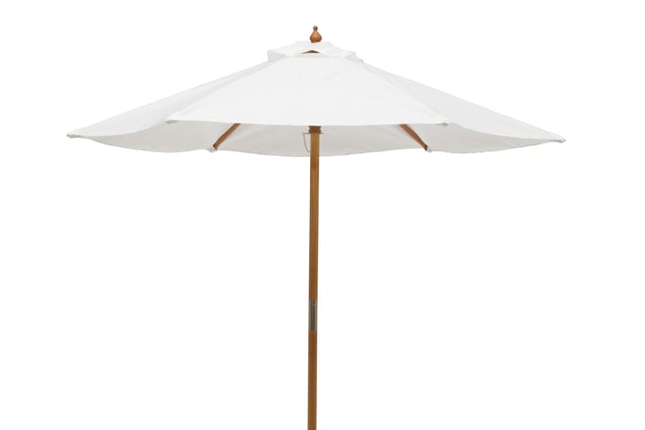 Aurinkovarjo Lyx 210 cm Beige/Valkoinen - Hillerstorp - Aurinkovarjo