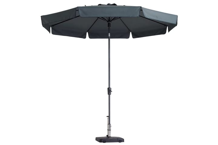 Madison Päivänvarjo Flores 300 cm pyöreä harmaa - Harmaa - Aurinkovarjo