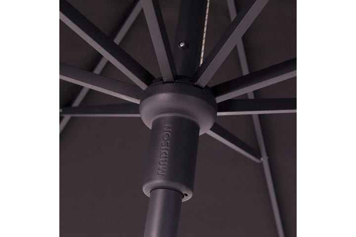Madison Päivänvarjo Flores 300 cm pyöreä taupe - Ruskea - Aurinkovarjo