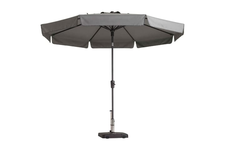 Madison Päivänvarjo Flores 300 cm pyöreä vaaleanharmaa - Harmaa - Aurinkovarjo
