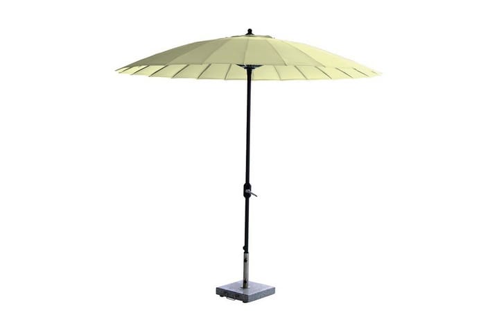 Aurinkovarjo Manilla 250 cm Musta/Kellanharmaa - Garden Impressions - Aurinkovarjo