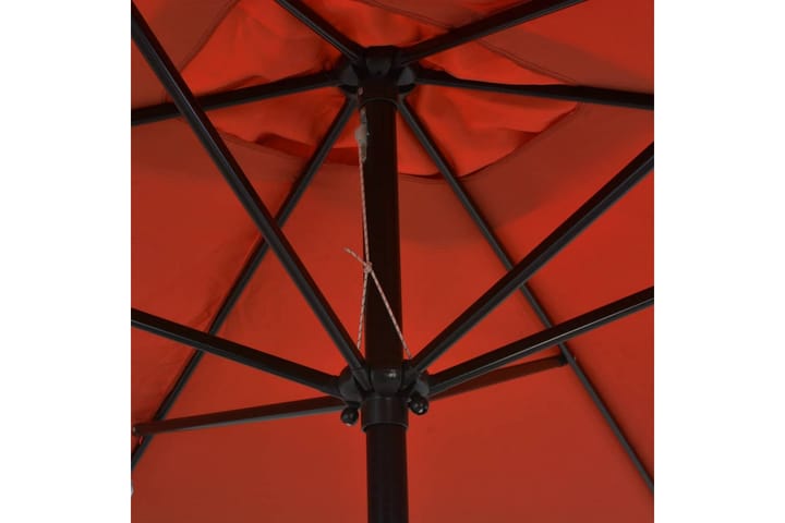 Aurinkovarjo metallirunko 300x200 cm terrakotta - Ruskea - Aurinkovarjo