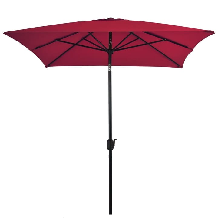 Aurinkovarjo metallirunko 300x200 cm viininpunainen - Punainen - Aurinkovarjo