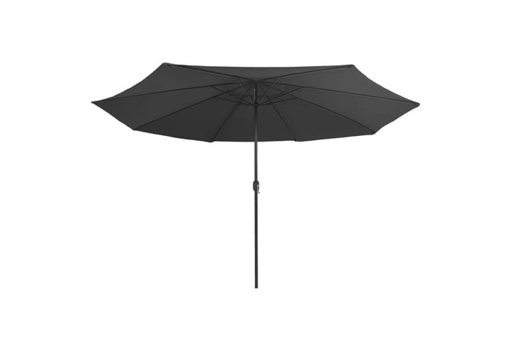 Aurinkovarjo metallirunko 400 cm antrasiitti - Antrasiitti - Aurinkovarjo
