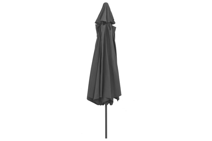 Aurinkovarjo metallirunko 400 cm antrasiitti - Antrasiitti - Aurinkovarjo
