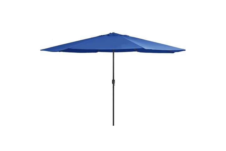 Aurinkovarjo metallirunko 400 cm taivaansininen - Sininen - Aurinkovarjo