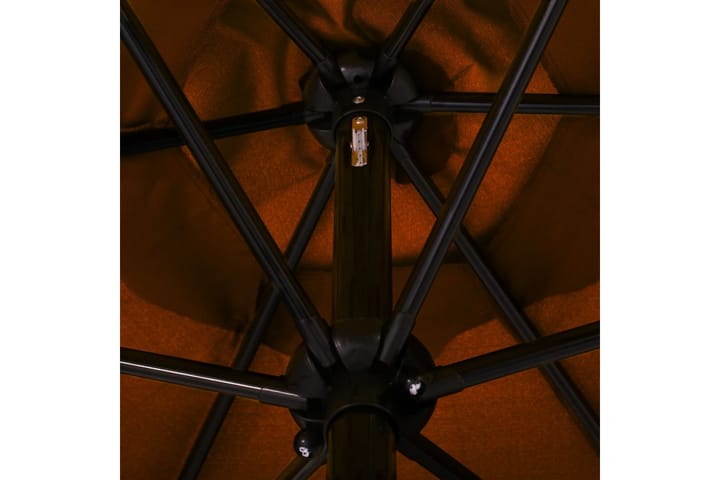Aurinkovarjo metallirunko terrakotta 300 cm - Aurinkovarjo