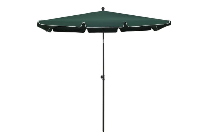 Puutarhan aurinkovarjo tangolla 210x140 cm vihreä - Vihreä - Aurinkovarjo