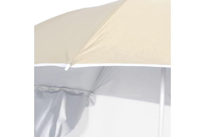Rantavarjo sivuseinillä hiekka 215 cm - Keltainen - Rantavarjo