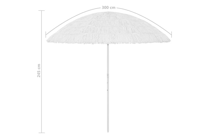Rantavarjo valkoinen 300 cm - Aurinkovarjo