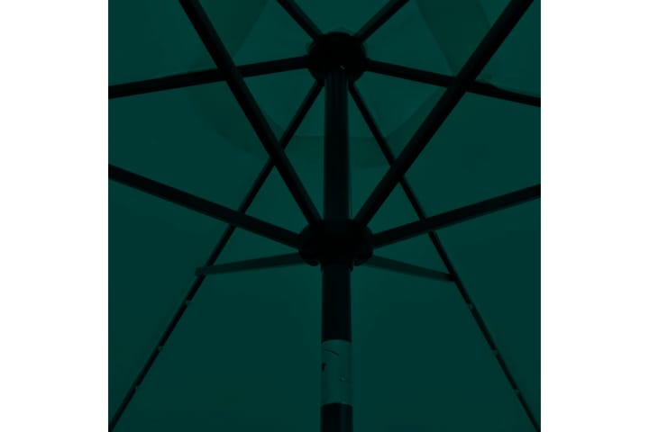 LED Päivänvarjo 3 m Vihreä - Vihreä - Riippuva aurinkovarjo