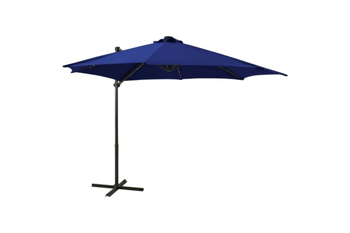 Riippuva aurinkovarjo tangolla ja LED-valoilla 300 cm - Riippuva aurinkovarjo