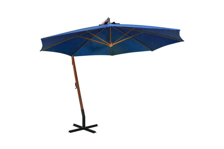 Riippuva päivänvarjo tangolla taivaansin. 3,5x2,9 m - Riippuva aurinkovarjo
