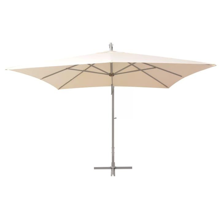 Roikkuva päivänvarjo 300x300 cm Alumiinitanko Hiekka - Beige - Riippuva aurinkovarjo