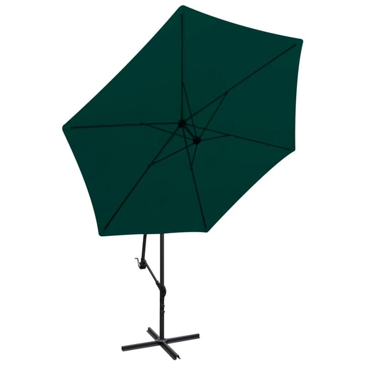 Ulokepalkki Päivänvarjo 3 m Vihreä - Vihreä - Riippuva aurinkovarjo