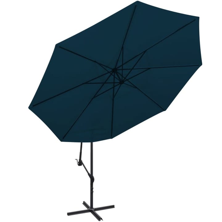 Ulokepalkki Päivänvarjo 3,5 m Sininen - Sininen - Riippuva aurinkovarjo